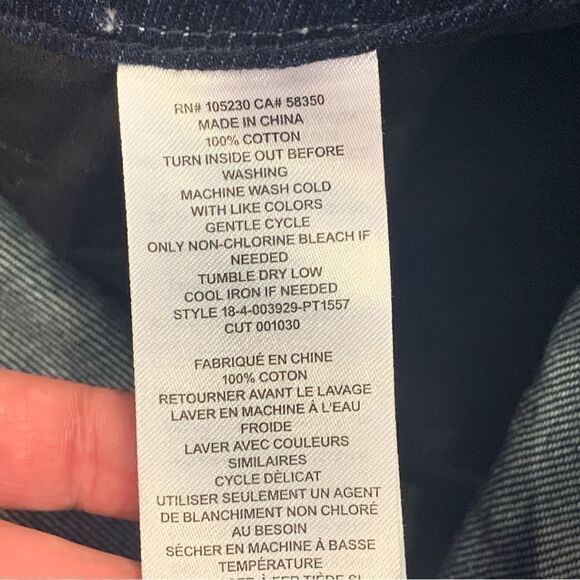 Current Elliot The Fling Silver Stripe Crop Denim Jeans Size 26 - Picture 10 of 12